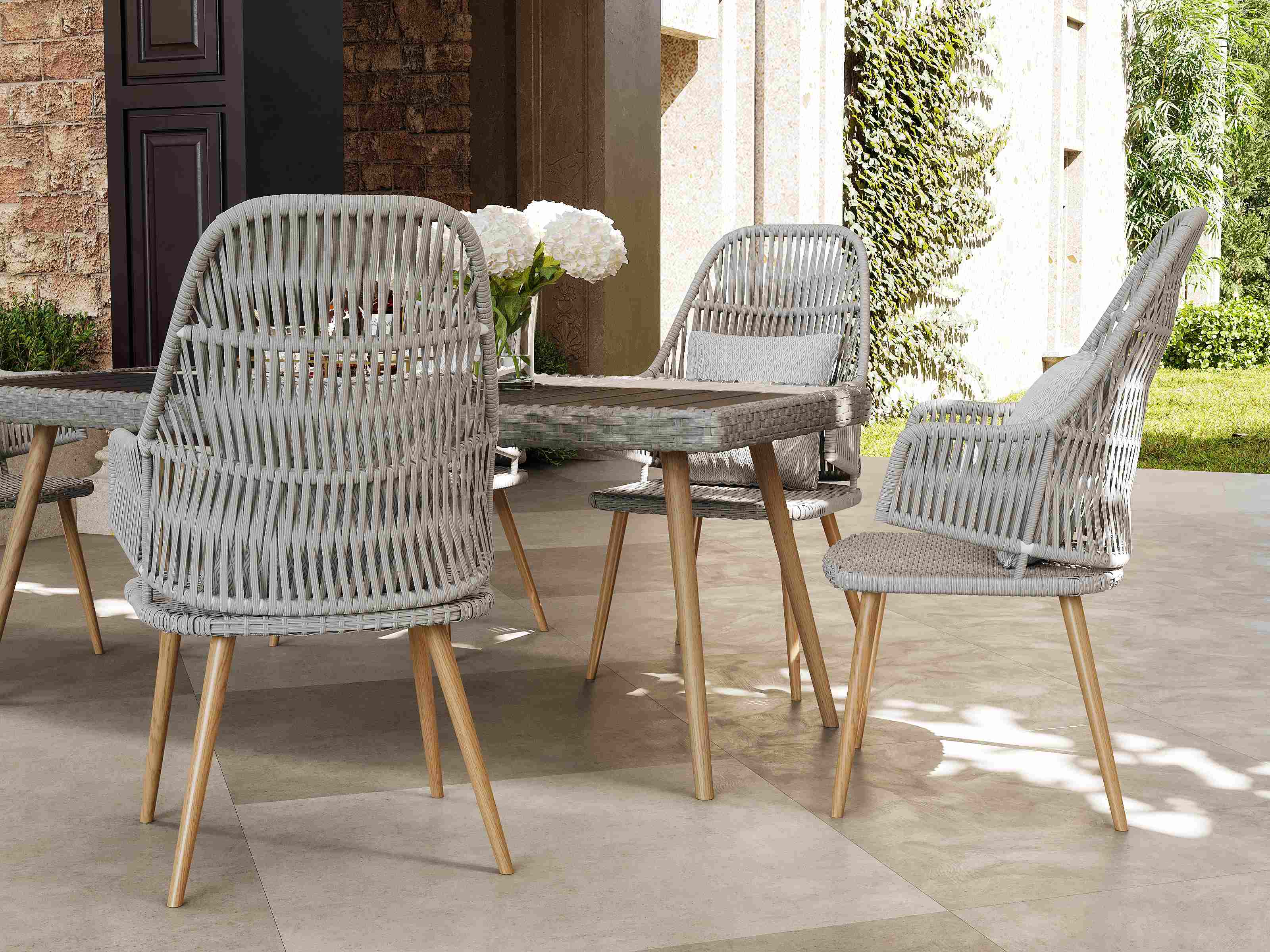 custom made outdoor dining table