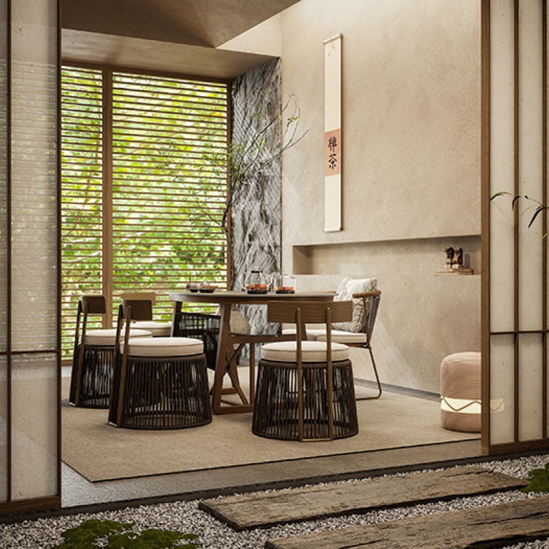 2261Z tea stool (webbing)